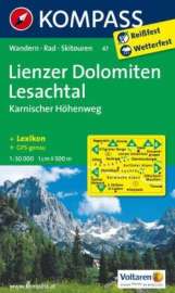 Karte Lienzer Dolomiten